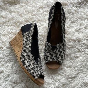 Toms Patterned Wedges‎